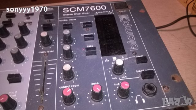 scm7600 stereo club mixer biamp-внос швеицария, снимка 16 - Ресийвъри, усилватели, смесителни пултове - 24033949