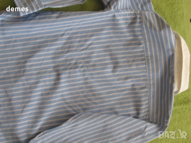  Синя риза с дълъг ръкав за момче Н&М размер 122, снимка 9 - Детски ризи - 24367497