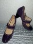 Clarks -Лилави обувки лак и велур № 40, стелка 26 см, снимка 6