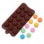 740 Силиконова форма за шоколадови бонбони цветенца и розички, снимка 4