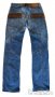 Bray Steve Alan Denim Einstein мъжки сини дънки с кожени орнаменти 100% памук, снимка 2