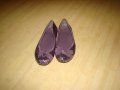 Разкошни пантофки обсипани от паети в лилаво, снимка 2