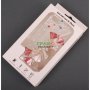Калъф за телефон I5, декориран с цвете - панделка - цвете, бели и цветни камъни, снимка 1