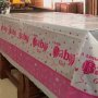 A Little Baby girl момиче рожден ден найлонова покривка за парти рожден ден кръщене, снимка 1 - Покривки за маси - 20550702