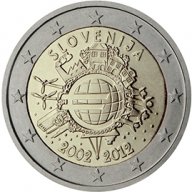 2 Евро монети (възпоменателни) емитирани 2012г(10-та годишнина от въвеждането на еврото), снимка 7 - Нумизматика и бонистика - 16027773