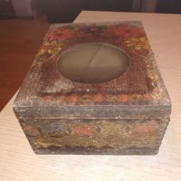 антика-старинна кутия за стена-19х15х9см, снимка 14 - Антикварни и старинни предмети - 20962448