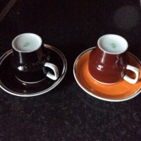Стари чашки за кафе_2 бр.  -Унгария, снимка 2 - Колекции - 24386360
