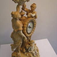 каминен часовник, снимка 2 - Антикварни и старинни предмети - 21355842