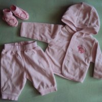 Комплектче за момиченце Baby Club на C&A, размер 56 см, снимка 1 - Комплекти за бебе - 16394363