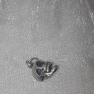 Сребърна висулка череп, снимка 2 - Колиета, медальони, синджири - 16724969