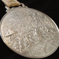 WMF релефно пано,картина от калай Есен. , снимка 7 - Антикварни и старинни предмети - 25555302