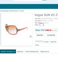 Очила Vogue, снимка 8 - Слънчеви и диоптрични очила - 22730712