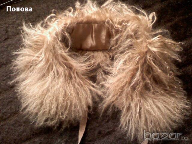  Промо !Естествена кожа яка/наметка, снимка 1