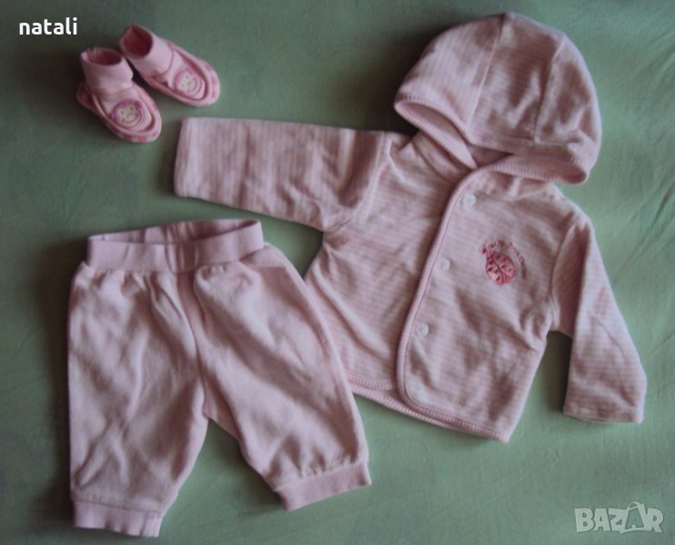 Комплектче за момиченце Baby Club на C&A, размер 56 см, снимка 1