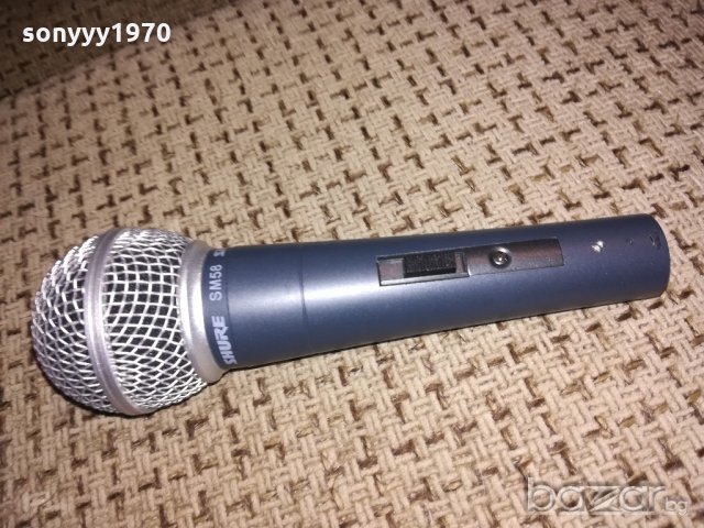 shure sm58-microphone-профи микрофон-жичен, снимка 3 - Микрофони - 20511076
