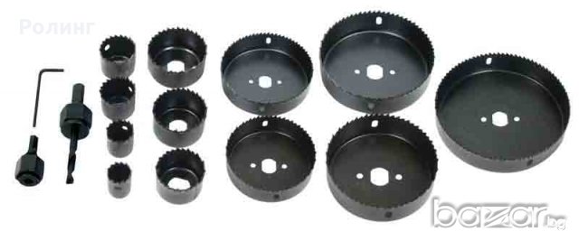 Боркорони ø19-127mm 16 части комплект Арт. № 157710