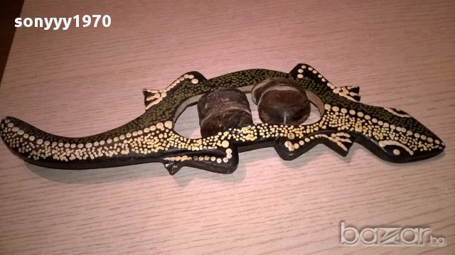 Ретро музикален инструмент-31/9см-внос швеицария, снимка 7 - Антикварни и старинни предмети - 16519664