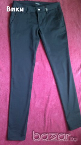 Елегантен черен дамски панталон, снимка 1 - Панталони - 13111697