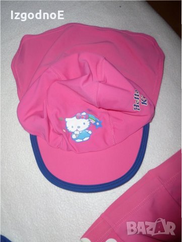3 части СТРАХОТЕН марков комплект за плуване, бански Hello Kitty, снимка 5 - Детски комплекти - 22502082