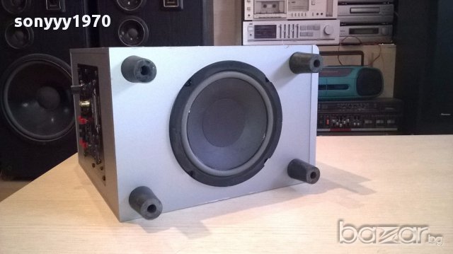 Eltax powered subwoofer-31/30/20см-активен буфер-внос швеицария, снимка 4 - Ресийвъри, усилватели, смесителни пултове - 14384871