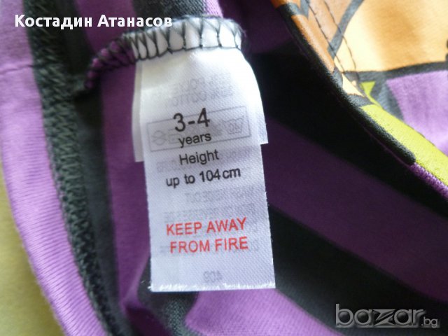 PRIMARK тениска с качулка SCOOBY-DOO 4-5 години, снимка 6 - Детски тениски и потници - 17957578