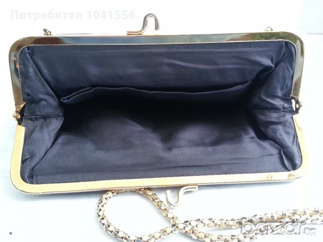   дамска чанта клъч черно кадифе, снимка 8 - Антикварни и старинни предмети - 11103141