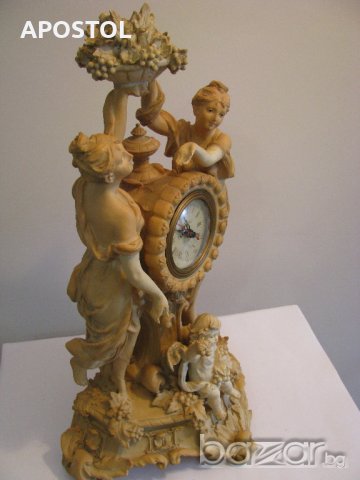 каминен часовник, снимка 2 - Антикварни и старинни предмети - 21355842