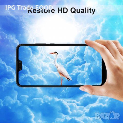 Huawei P20 / P20 Lite стъклен протектор, цял екран. черен , снимка 2 - Фолия, протектори - 22975694