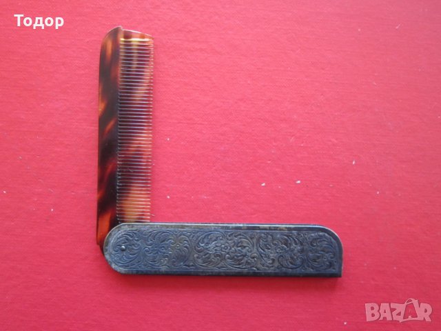Немски целуиден гребен бронзов калъф 3 Райх, снимка 3 - Колекции - 25585699