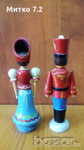 Стари ръчно рисувани Руски кукли, снимка 4 - Антикварни и старинни предмети - 21361268