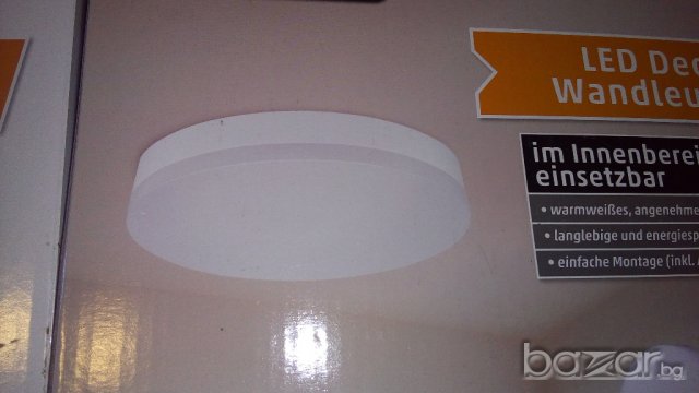 LED ЛАМПИ - аплик за таван и стена - кръгла, квадратна 28сма, снимка 5 - Лампи за стена - 20160242