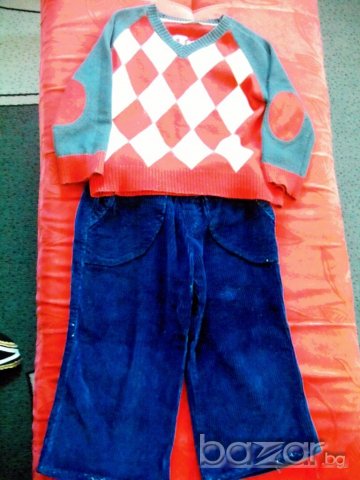 Дънки с жилетка, снимка 5 - Жилетки и елечета за бебе - 21361075