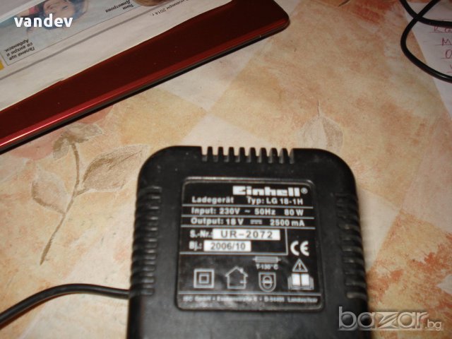 зарядно за винтоверт-различни модели, снимка 2 - Винтоверти - 9459017
