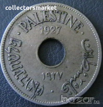 10 милс 1927, Палестина, снимка 2 - Нумизматика и бонистика - 21154730