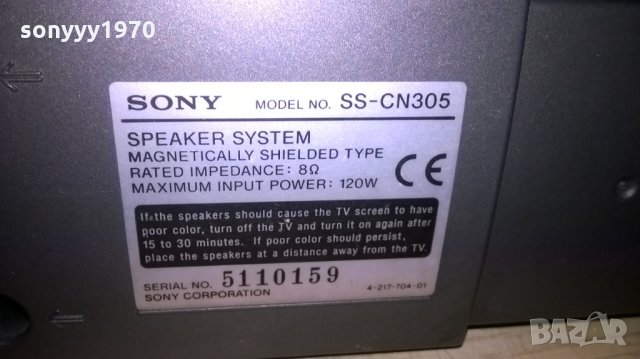 sony 2x100w-внос холандия-2бр тонколони, снимка 10 - Тонколони - 25802103