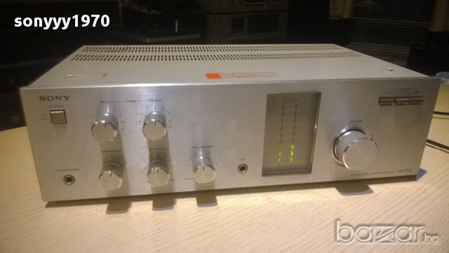 sony  ta-333 stereo amplifier-180watts-made in taiwan-внос швеицария, снимка 1 - Ресийвъри, усилватели, смесителни пултове - 9841367