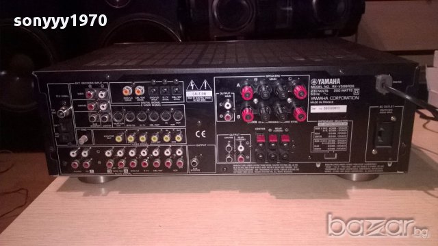 yamaha rx-v596rds/250w/made in france-внос англия, снимка 7 - Ресийвъри, усилватели, смесителни пултове - 17037513