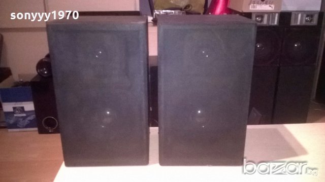 speaker system 2х100watt/8ohm-35x21x17см-внос швеицария, снимка 2 - Тонколони - 19781735