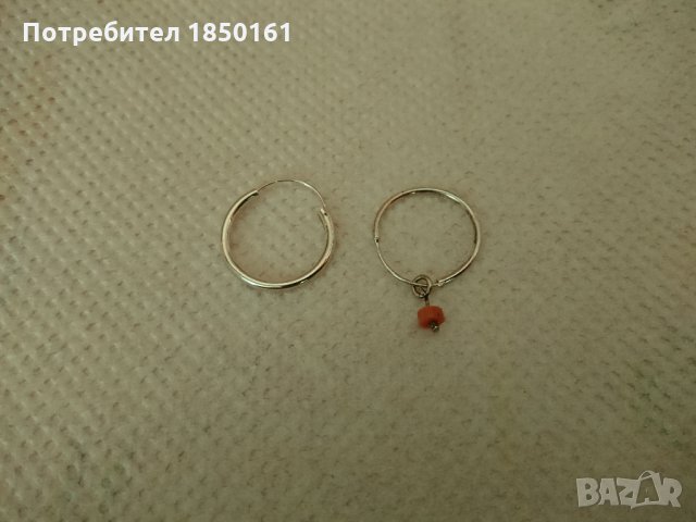 Сребърни обеци, снимка 4 - Обеци - 26193340