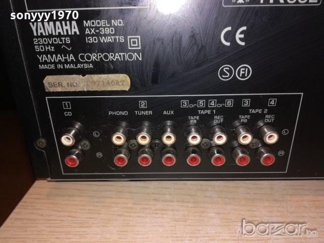 yamaha ax-390 stereo amplifier-внос швеицария, снимка 16 - Ресийвъри, усилватели, смесителни пултове - 20285278