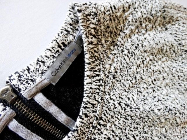 CALVIN KLEIN Sweat A Line Dress 3/4 Sleeve Дамска Рокля Размер M, снимка 8 - Рокли - 25586696