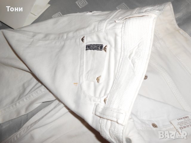 Бели дънки armani jeans, снимка 9 - Дънки - 18418330