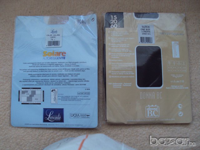 Дамски чорапи за жартиер , снимка 2 - Бельо - 15562924