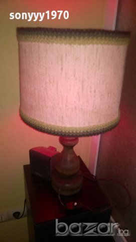 ретро-нощна лампа-внос швеицария 50/30см-от швеицария, снимка 5 - Антикварни и старинни предмети - 9002179