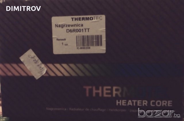 Радиатор за Renault / РЕНО - Nagrzewnica THERMOTEC D6R001TT, снимка 2 - Части - 19748944