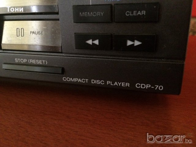 SONY CDP-70 RETRO 1985., снимка 6 - MP3 и MP4 плеъри - 19025613