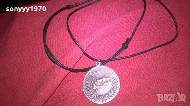 ретро колие-4см-посребрено, снимка 8 - Колекции - 22547481