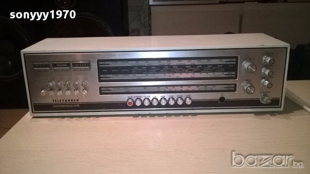 Telefunken concertino 201v-stereo receiver-внос швеицария, снимка 7 - Ресийвъри, усилватели, смесителни пултове - 14013382