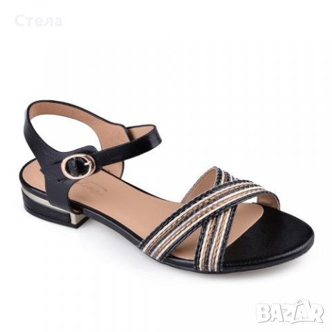 Дамски сандали, нови, с кутия, черни, снимка 3 - Сандали - 25769839