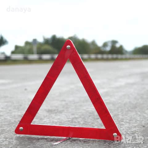 Сгъваем авариен триъгълник за автомобил светлоотразител на стойка, снимка 3 - Аксесоари и консумативи - 21884151